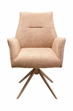 KARE Design Stole & Skamler-Drejestol med armlæn Liverpool