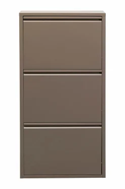 KARE Design Entrémøbler-Skocontainer Caruso 3 Taupe (MO)