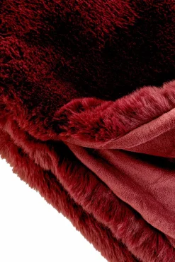 KARE Design Tæpper & Plaider-Tæppe Mika Aubergine 150x200cm