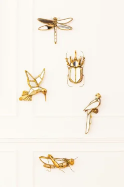 KARE Design Pynteting-Vægdekoration spejl Beetle