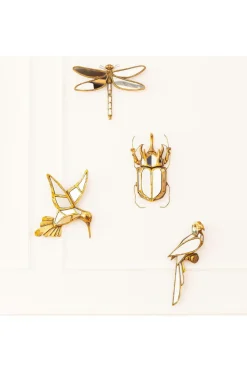 KARE Design Pynteting-Vægdekoration spejl Beetle