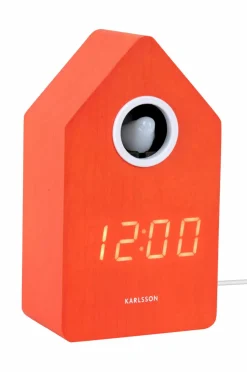 Karlsson Vægure-Vækkeur Cuckoo -LED