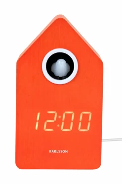 Karlsson Vægure-Vækkeur Cuckoo -LED