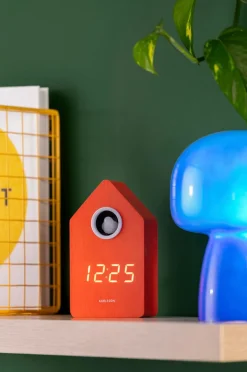 Karlsson Vægure-Vækkeur Cuckoo -LED