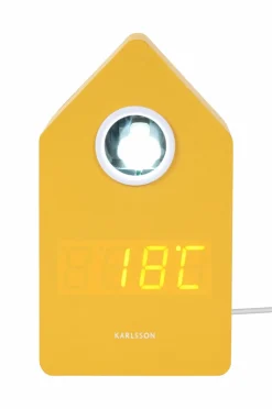 Karlsson Vægure-Vækkeur Cuckoo -LED