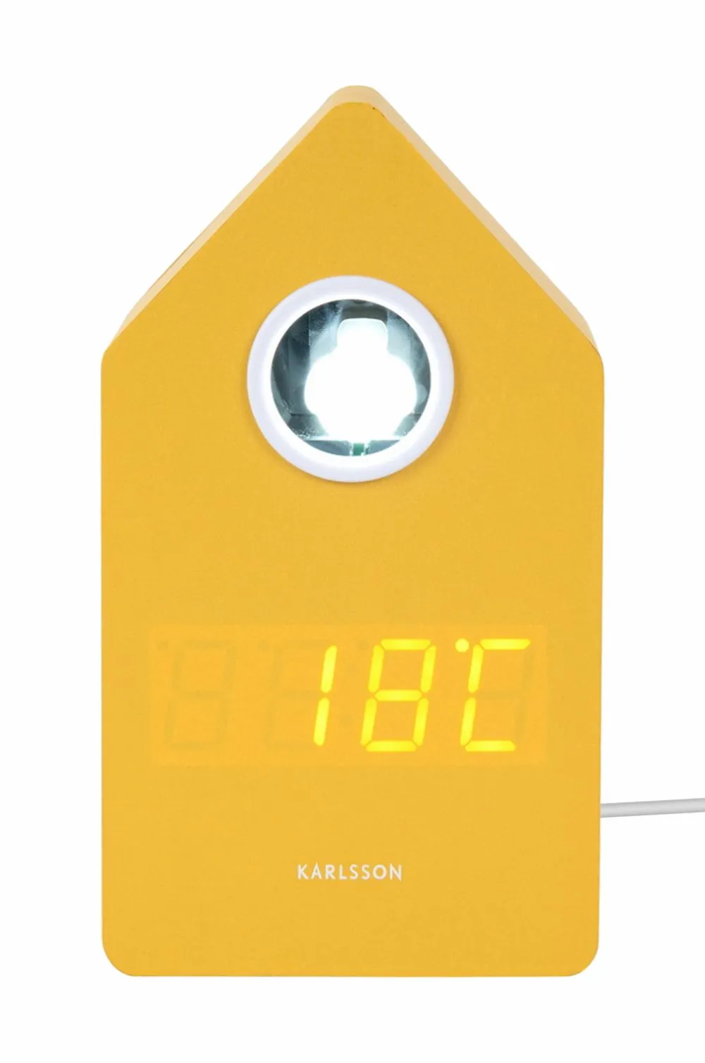 Karlsson Vægure-Vækkeur Cuckoo -LED