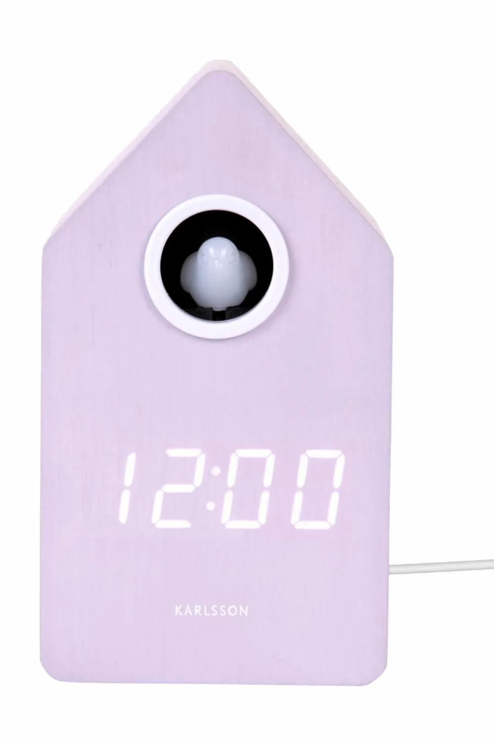 Karlsson Vægure-Vækkeur Cuckoo -LED