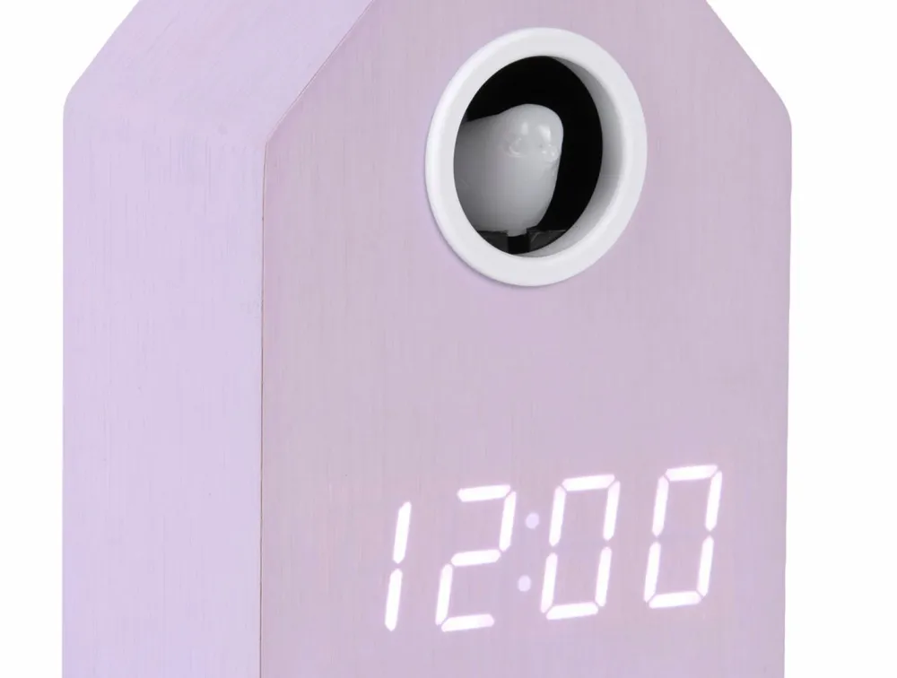 Karlsson Vægure-Vækkeur Cuckoo -LED