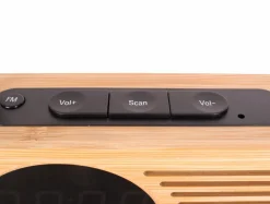 Karlsson Vægure-Vækkeur Retro Radio