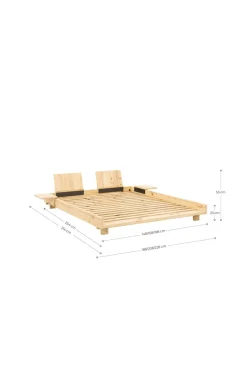 Karup Design Senge & Madrasser-Social Bed W. 2 Pcs Back Rests And 2 Pcs Side Tables