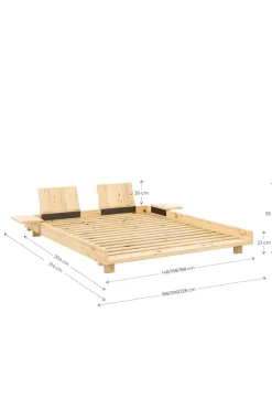 Karup Design Senge & Madrasser-Social Bed W. 2 Pcs Back Rests And 2 Pcs Side Tables
