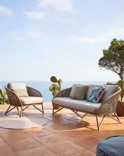 Kave Home Udendørstæpper|Plasttæpper-Gulvtæppe Rodhe Ø 150 cm