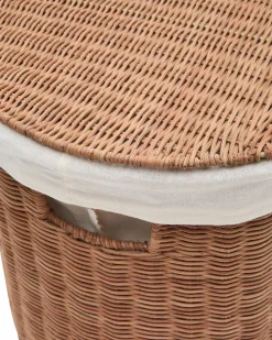 Kave Home Kurve-Indali sæt med 2 rattan-kurve, Ø 50 cm / Ø 55 cm