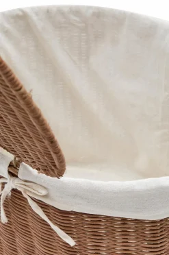 Kave Home Kurve-Indali sæt med 2 rattan-kurve, Ø 50 cm / Ø 55 cm