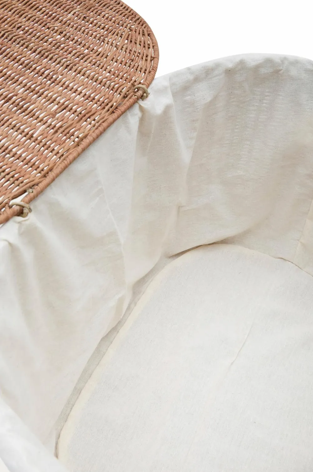 Kave Home Kurve-Indali sæt med 2 rattan-kurve, Ø 50 cm / Ø 55 cm