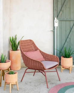 Kave Home Planter & Blomster-Krukker Celi, sæt med 2