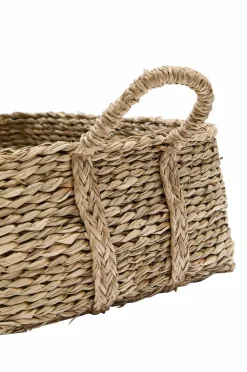 Kave Home Kurve-Milly sæt med 2 kurve i naturfiber, 32 x 20 cm / 34 x 20 cm