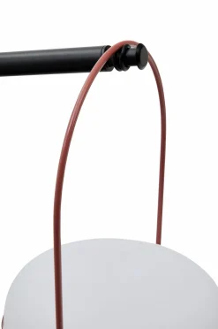 Kave Home Udendørsbelysning-Nali metalstativ til bærbare lamper i malet finish