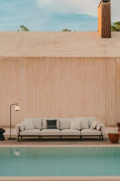 Kave Home Udendørsbelysning-Nali metalstativ til bærbare lamper i malet finish