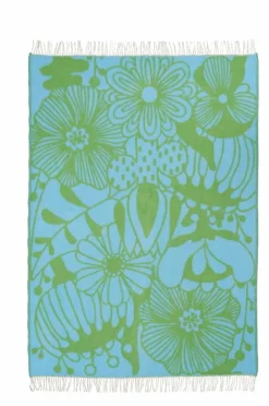 Klippan Yllefabrik Tæpper & Plaider-Plaid Blomranka