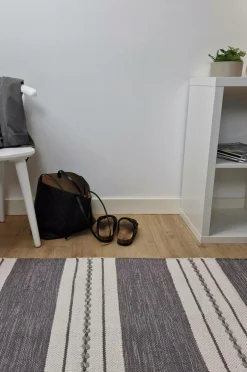 KM Home Bomulds- & Kludetæpper-Bomuldstæppe Sund