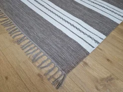 KM Home Bomulds- & Kludetæpper-Bomuldstæppe Sund