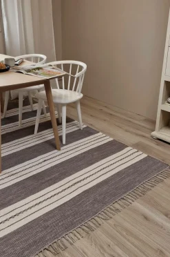 KM Home Bomulds- & Kludetæpper-Bomuldstæppe Sund