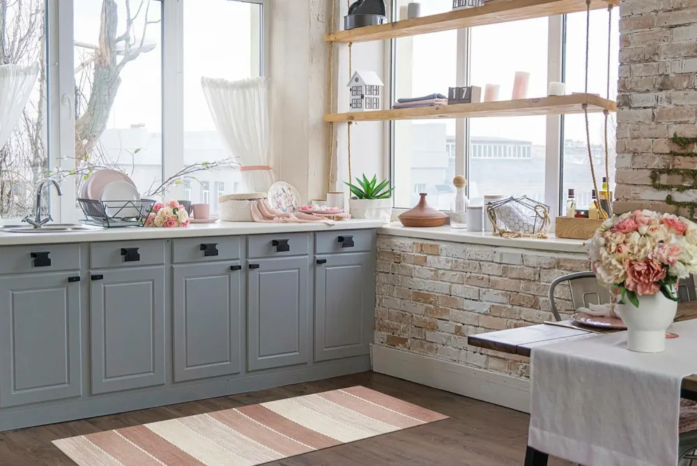 KM Home Bomulds- & Kludetæpper-Bomuldstæppe Båstad