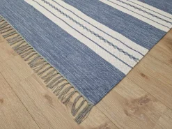 KM Home Bomulds- & Kludetæpper-Bomuldstæppe Sund