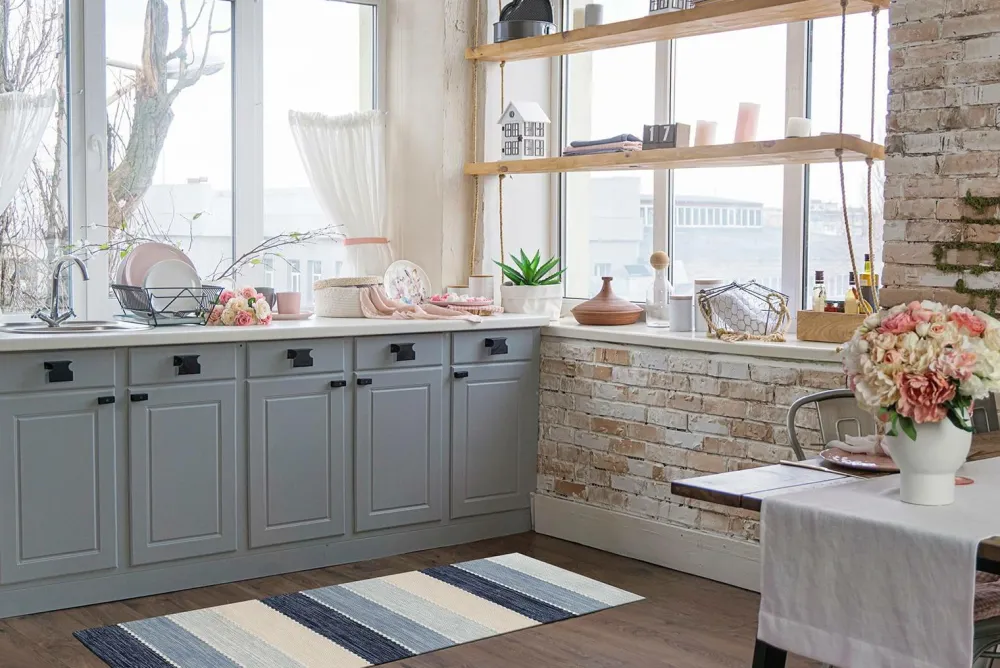 KM Home Bomulds- & Kludetæpper-Bomuldstæppe Båstad