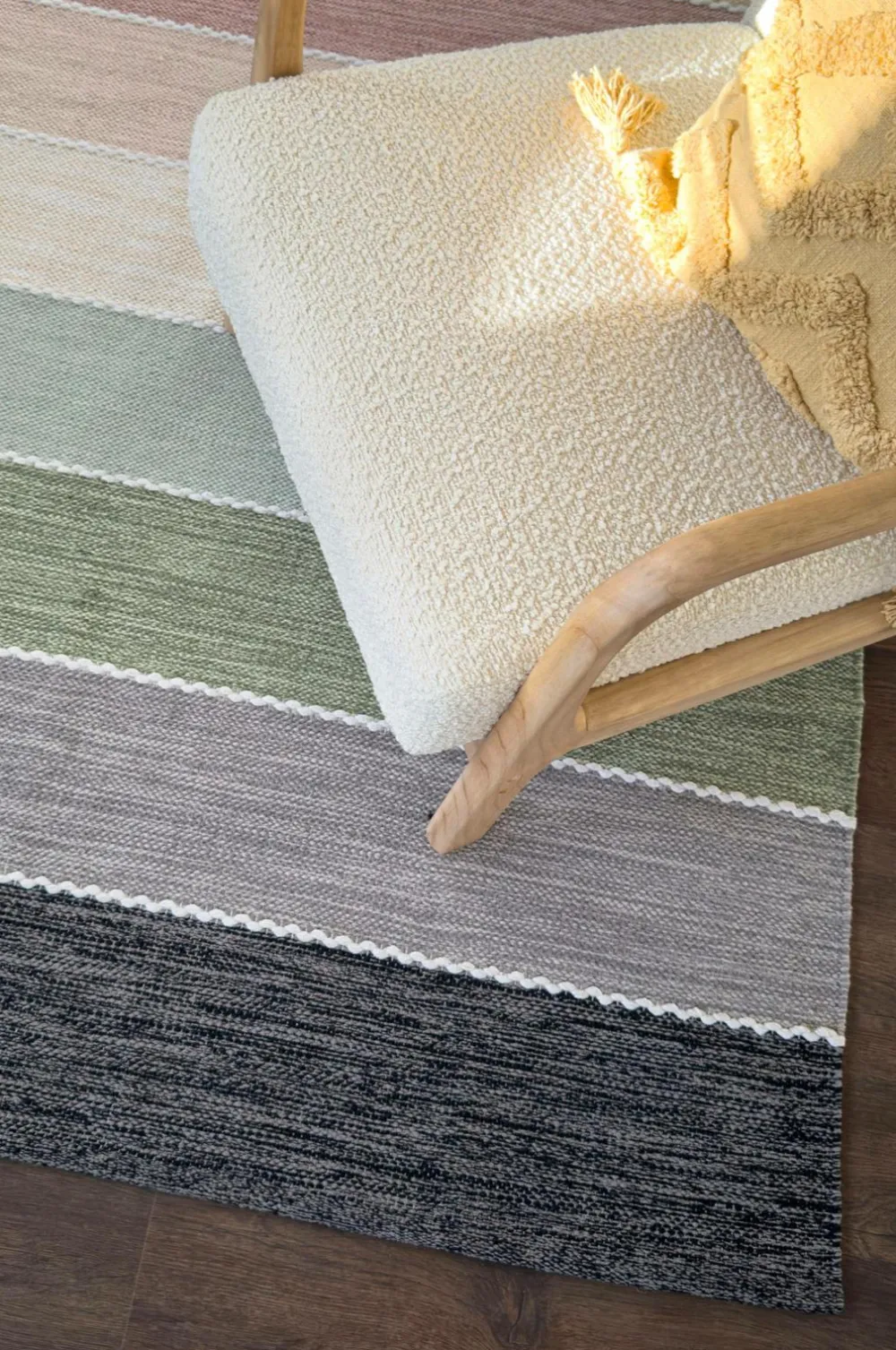 KM Home Bomulds- & Kludetæpper-Bomuldstæppe Nyhamn