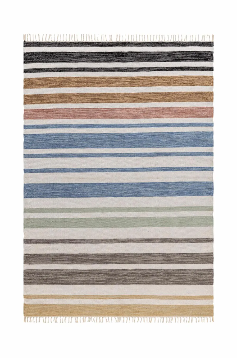 KM Home Bomulds- & Kludetæpper-Bomuldstæppe Pastell