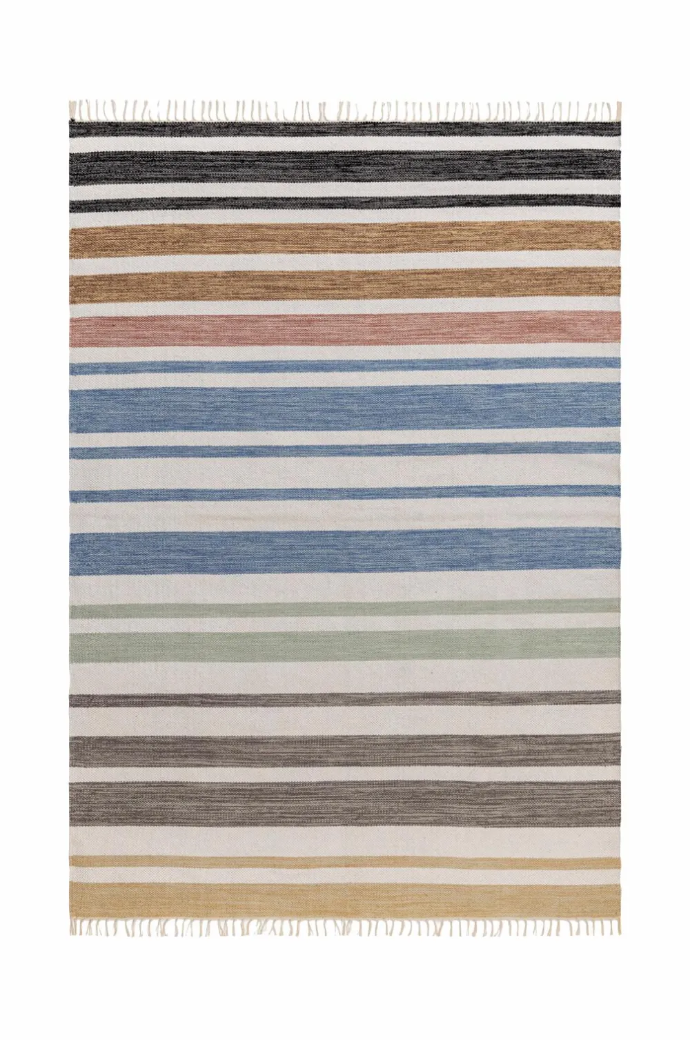 KM Home Bomulds- & Kludetæpper-Bomuldstæppe Pastell