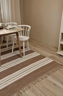 KM Home Bomulds- & Kludetæpper-Bomuldstæppe Sund