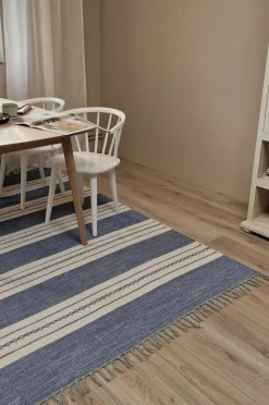 KM Home Bomulds- & Kludetæpper-Bomuldstæppe Sund