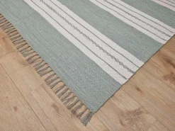 KM Home Bomulds- & Kludetæpper-Bomuldstæppe Sund