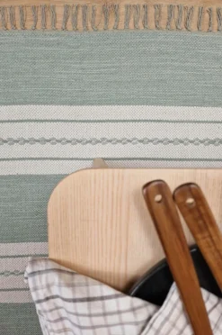 KM Home Bomulds- & Kludetæpper-Bomuldstæppe Sund