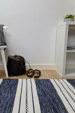 KM Home Bomulds- & Kludetæpper-Bomuldstæppe Sund