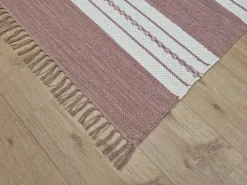 KM Home Bomulds- & Kludetæpper-Bomuldstæppe Sund