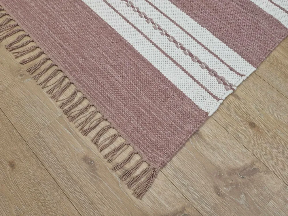 KM Home Bomulds- & Kludetæpper-Bomuldstæppe Sund