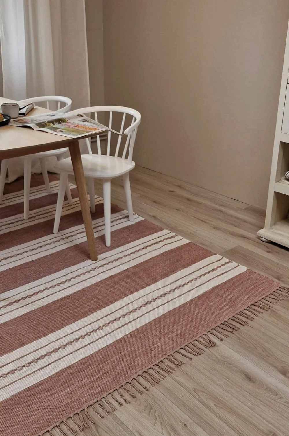 KM Home Bomulds- & Kludetæpper-Bomuldstæppe Sund