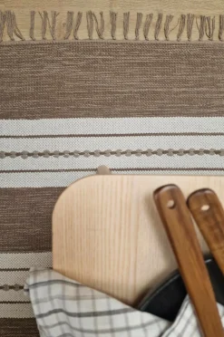 KM Home Bomulds- & Kludetæpper-Bomuldstæppe Sund