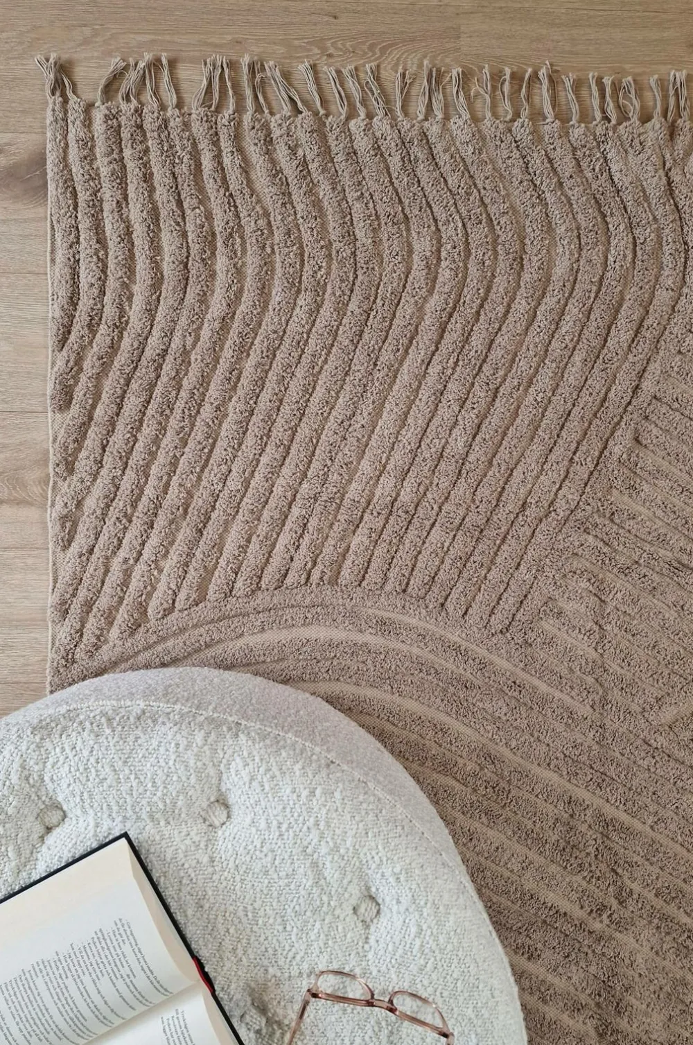 KM Home Bomulds- & Kludetæpper-Bomuldstæppe Marocko