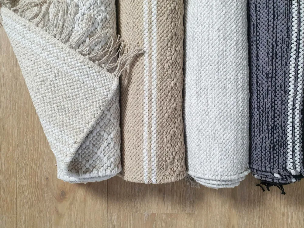 KM Home Bomulds- & Kludetæpper-Kludetæppe Solhaga