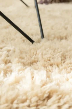 KM Home Luv- & Ryatæpper-Lang bunke Teddybear