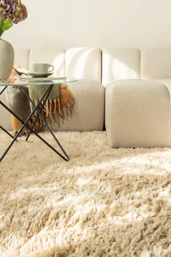 KM Home Luv- & Ryatæpper-Lang bunke Teddybear