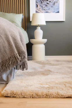 KM Home Luv- & Ryatæpper-Lang bunke Teddybear