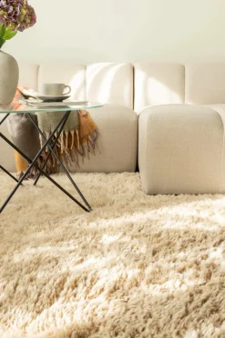 KM Home Luv- & Ryatæpper-Lang bunke Teddybear