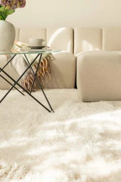 KM Home Luv- & Ryatæpper-Lang bunke Teddybear