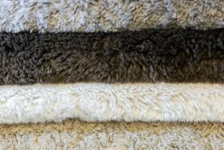 KM Home Luv- & Ryatæpper-Lang bunke Teddybear